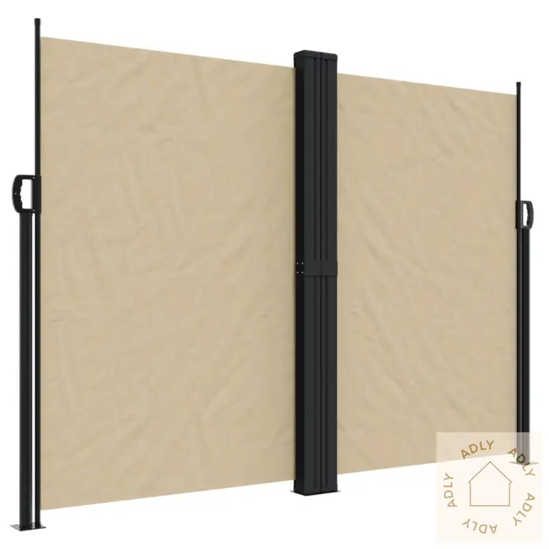Uttrekkbar Sidemarkise Beige 180X600 Cm
