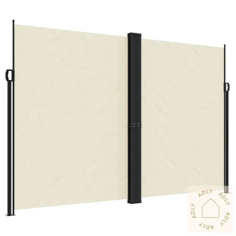 Uttrekkbar Sidemarkise 220X600 Cm Kremhvit