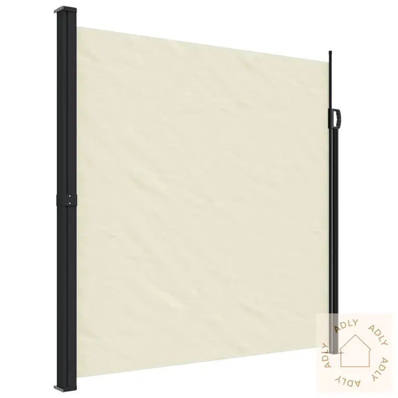 Uttrekkbar Sidemarkise 200X600 Cm Kremhvit