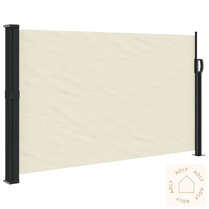 Uttrekkbar Sidemarkise 120X600 Cm Kremhvit