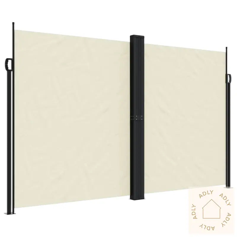 Uttrekkbar Sidemarkise 200X600 Cm Kremhvit