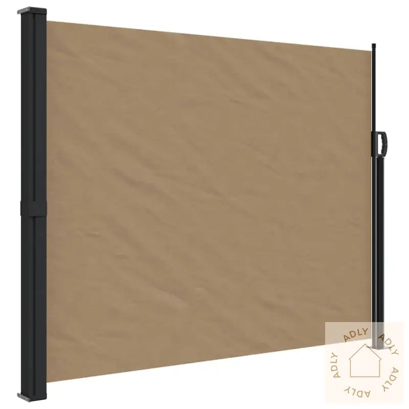 Uttrekkbar Sidemarkise Gråbrun 170X300 Cm