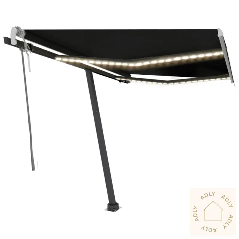 Frittstående Automatisk Markise 300X250 Cm Antrasitt