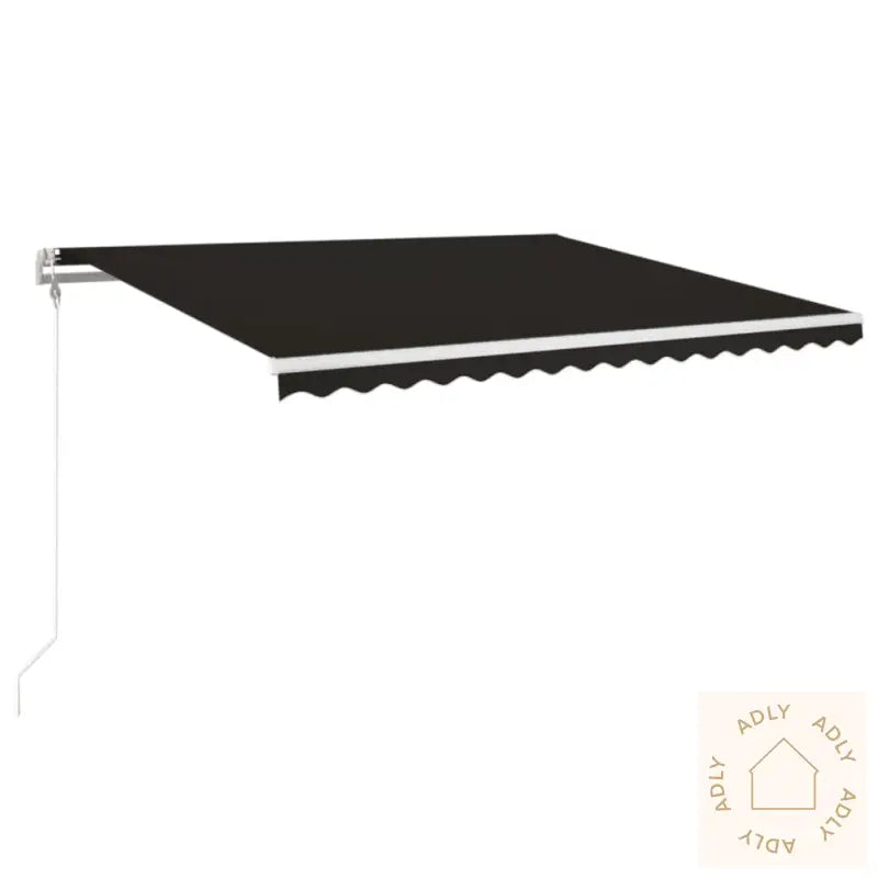 Automatisk Uttrekkbar Markise 450X350 Cm Antrasitt