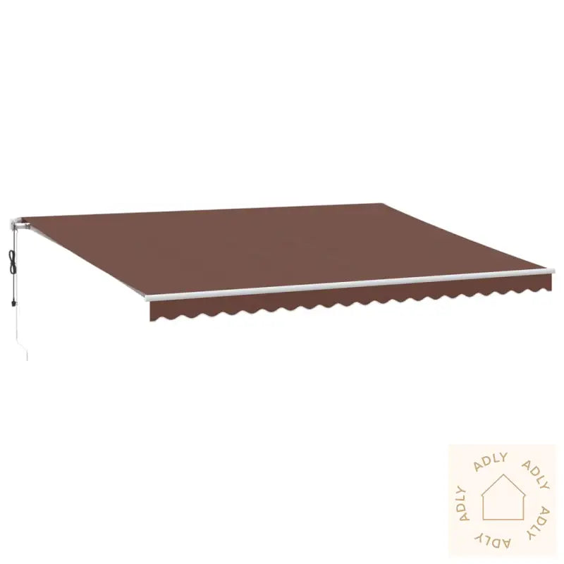 Automatisk Uttrekkbar Markise Brun 500X300 Cm