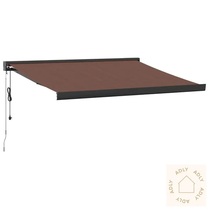 Automatisk Uttrekkbar Markise Burgunder 300X250 Cm