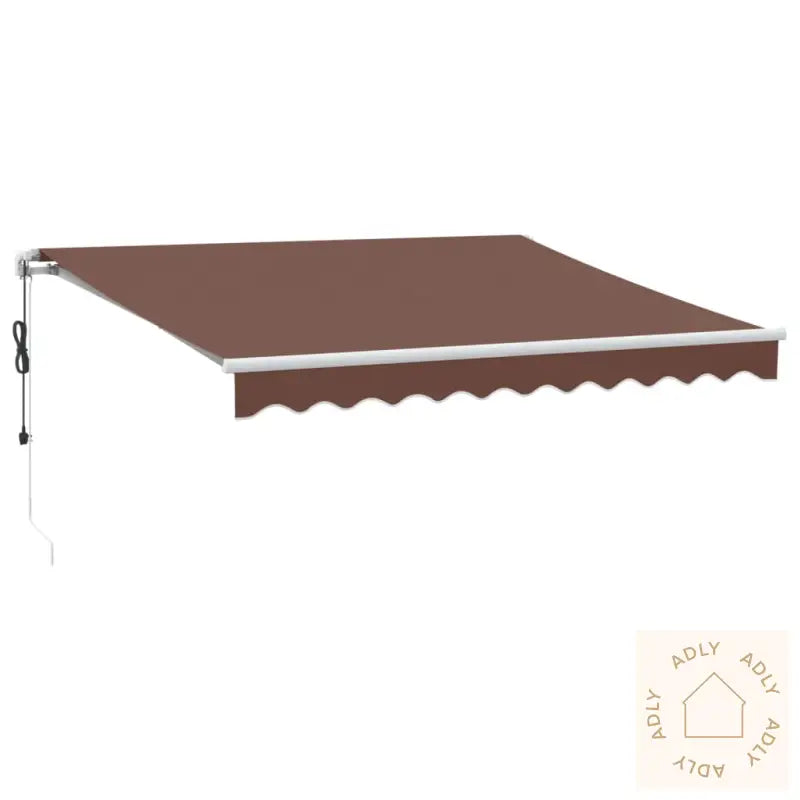 Automatisk Uttrekkbar Markise Burgunder 300X250 Cm