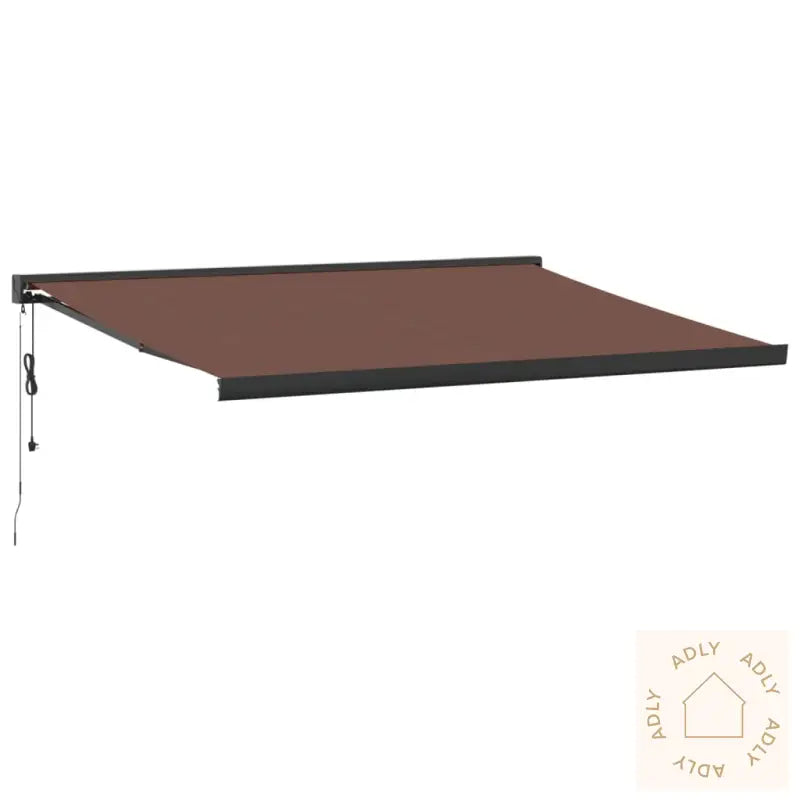 Automatisk Uttrekkbart Markise Brun 400X300 Cm