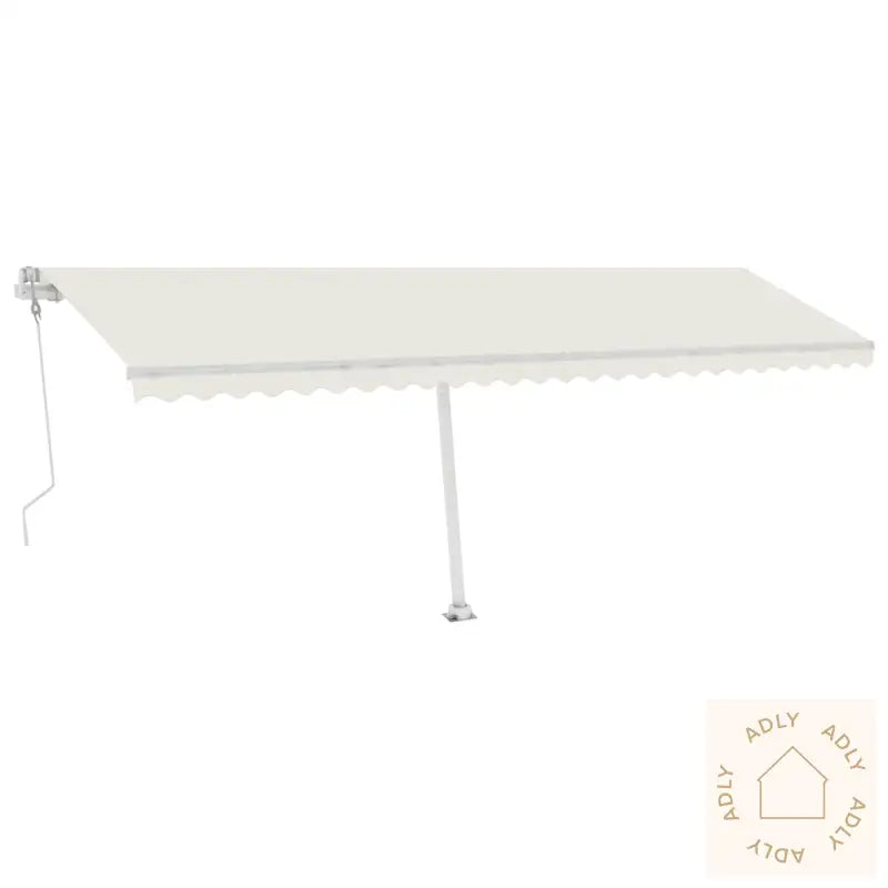 Frittstående Automatisk Markise 600X300 Cm Kremhvit