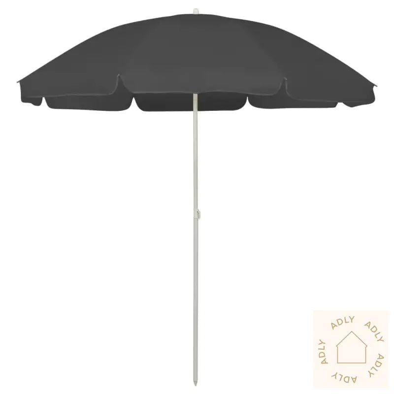 Strandparasoll Antrasitt 240 Cm