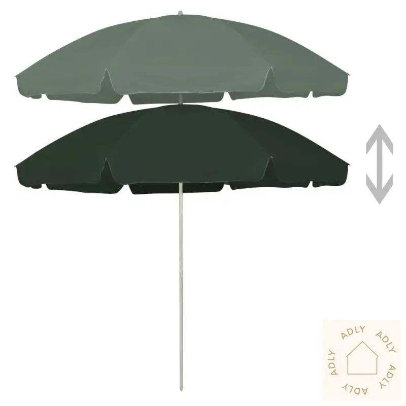 Strandparasoll Hawaii Grønn 300 Cm