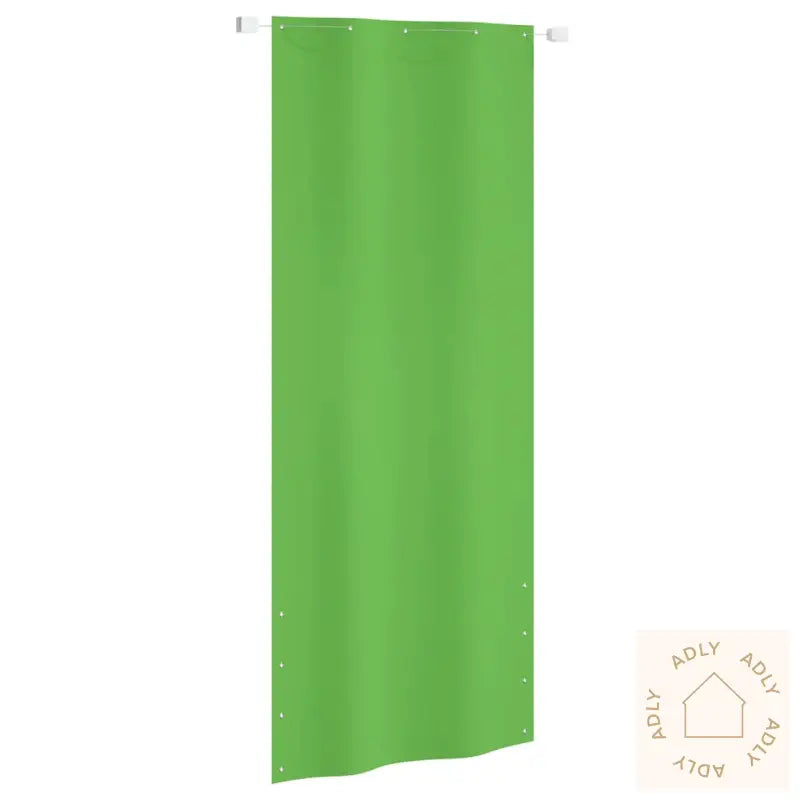 Balkongskjerm Lysegrønn 100X240 Cm Oxfordstoff