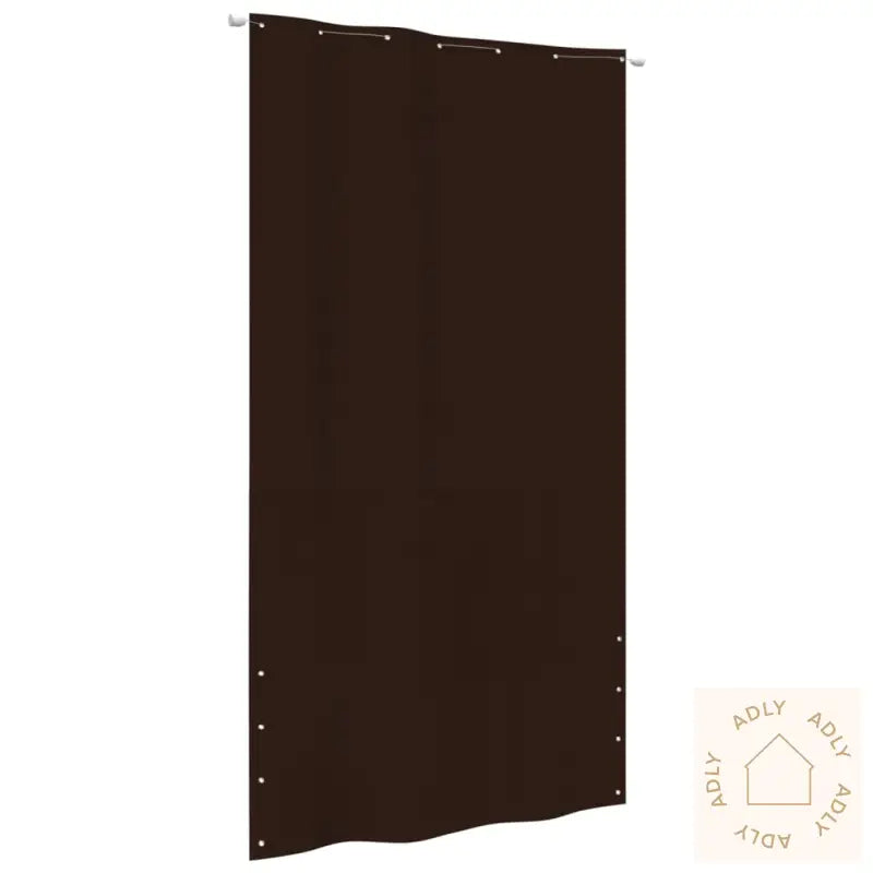 Balkongskjerm Brun 140X240 Cm Oxfordstoff