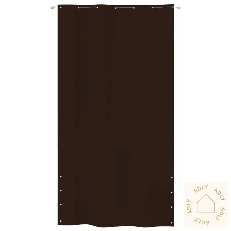 Balkongskjerm Brun 140X240 Cm Oxfordstoff
