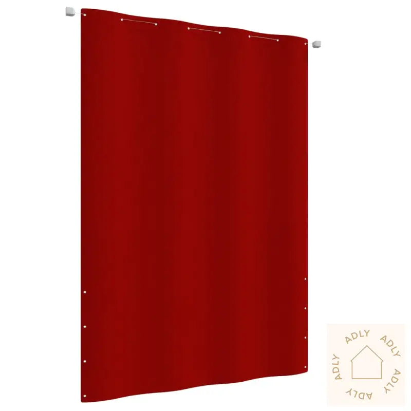 Balkongskjerm Rød 160X240 Cm Oxfordstoff