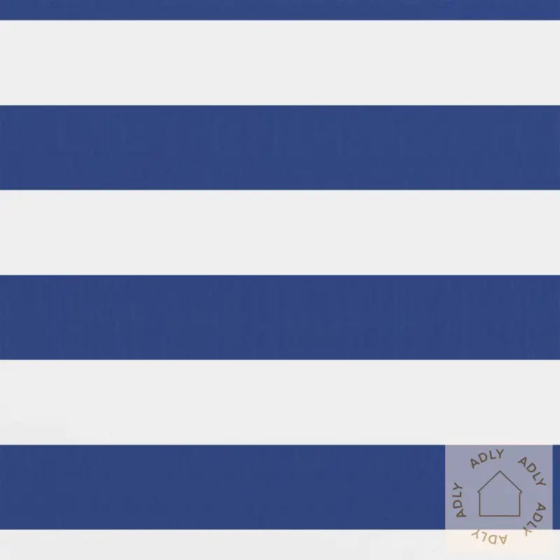 Balkongskjerm Hvit Og Blå 120X600 Cm Oxfordstoff