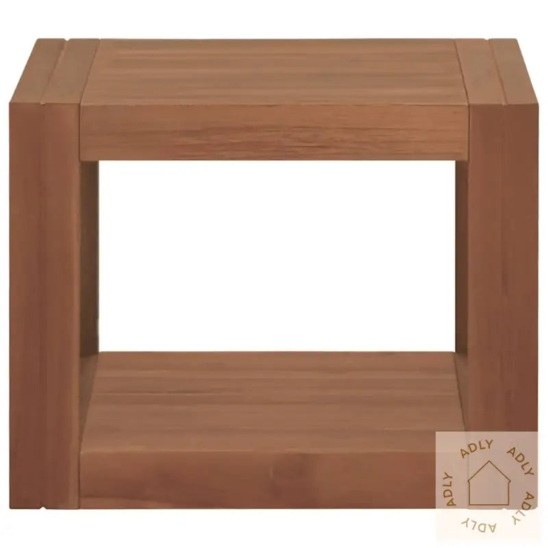 Veggmontert Baderomsskap 45X45X35 Cm Heltre Teak