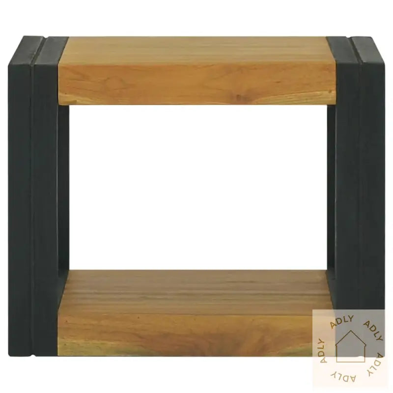 Veggmontert Baderomsskap 45X45X35 Cm Heltre Teak