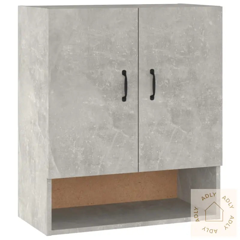 Veggskap Betonggrå 60X31X70 Cm Konstruert Tre