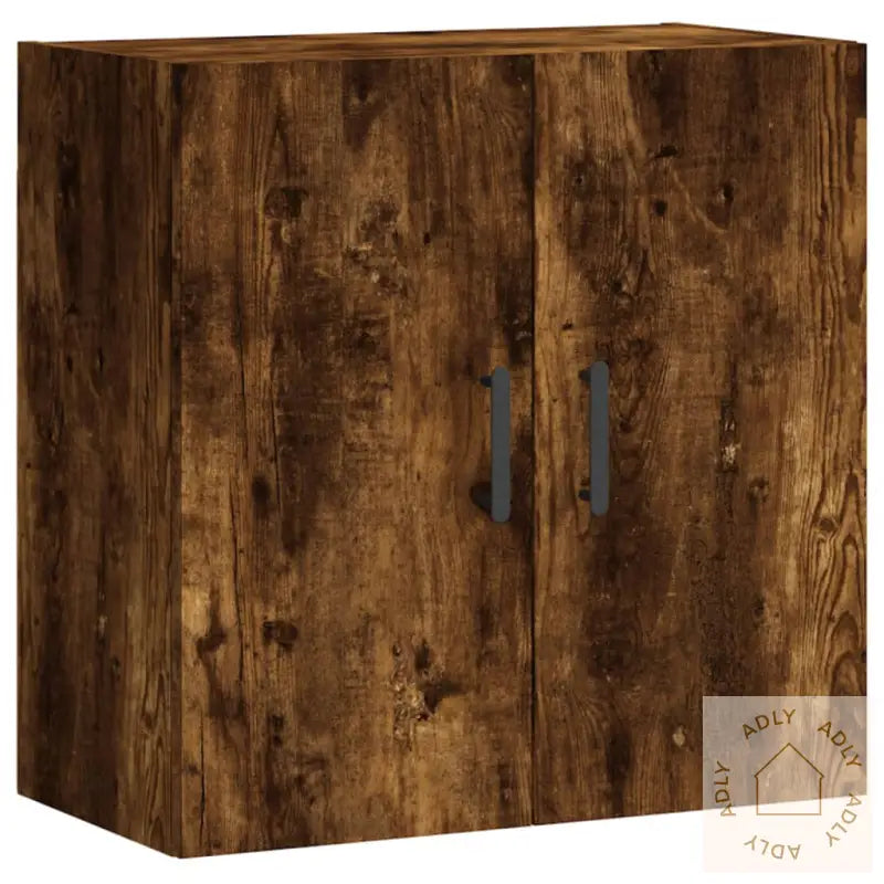 Veggskap Røkt Eik 60X31X60 Cm Konstruert Tre