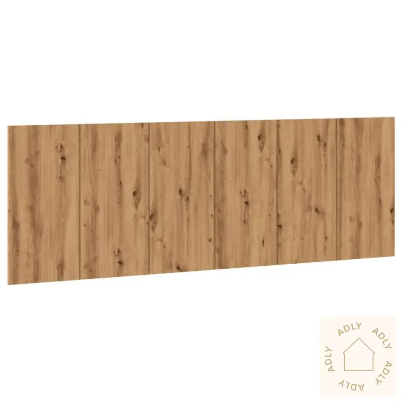 Veggmontert Hodegavl Artisan Eik 240X1,5X80 Cm Konstruert Tre