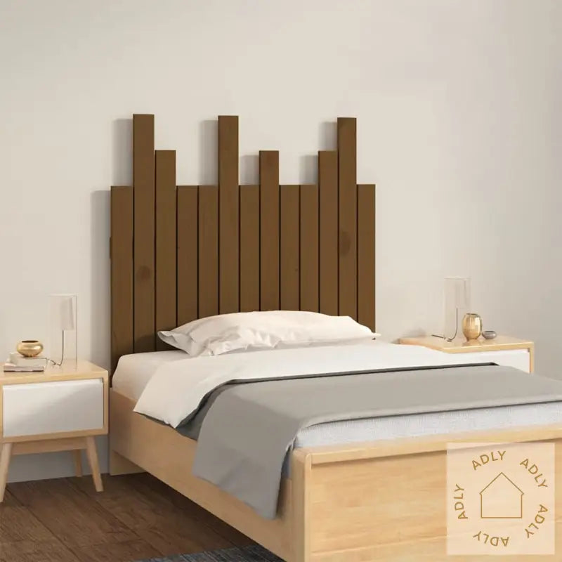 Veggmontert Hodegavl Honningbrun 82,5X3X80 Cm Heltre Furu