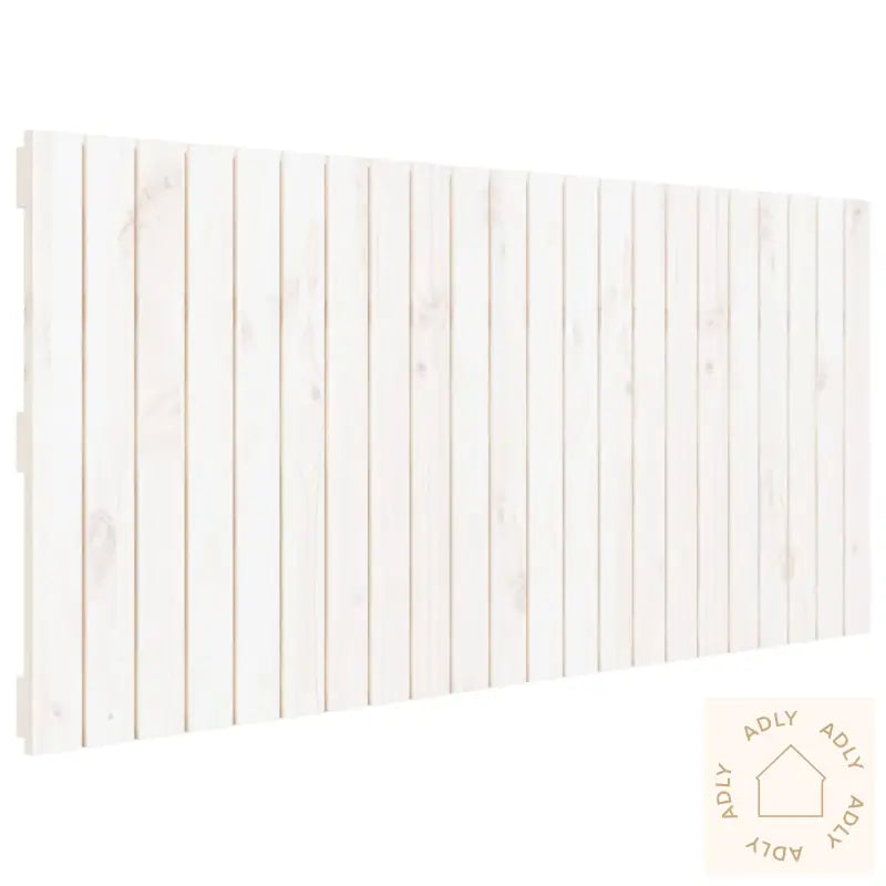 Veggmontert Sengegavl Hvit 140X3X60 Cm Heltre Furu
