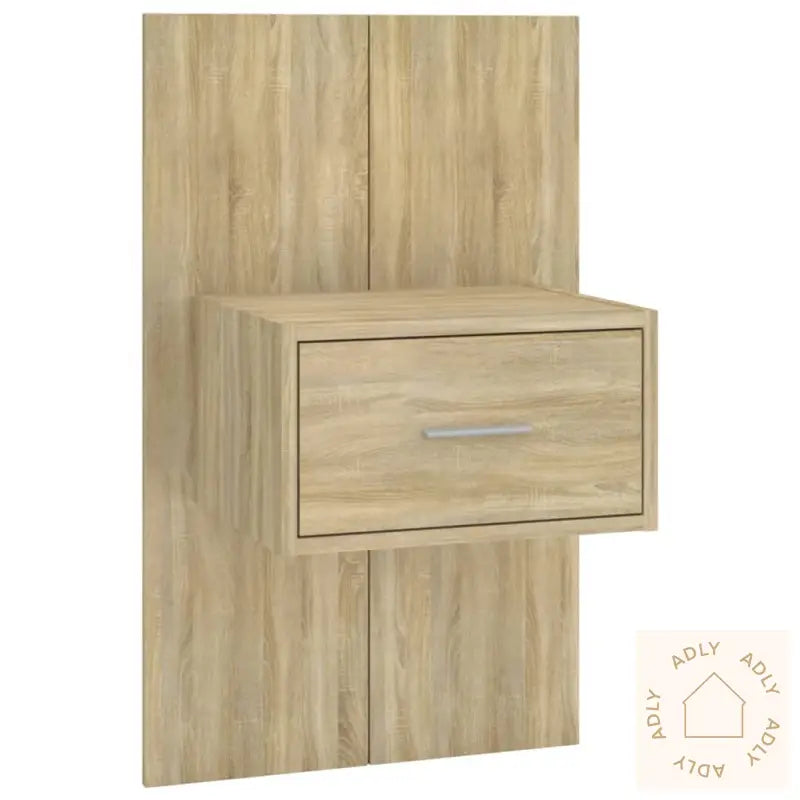 Veggmontert Nattbord Sonoma Oak