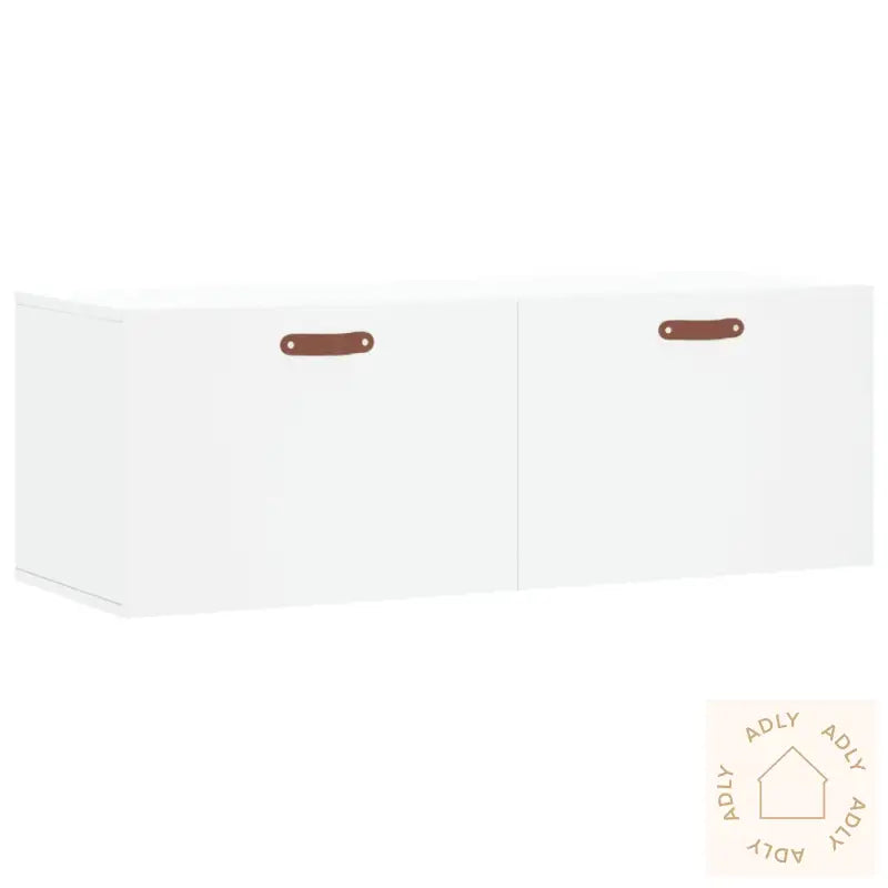 Veggskap Hvit 100X36,5X35 Cm Konstruert Tre
