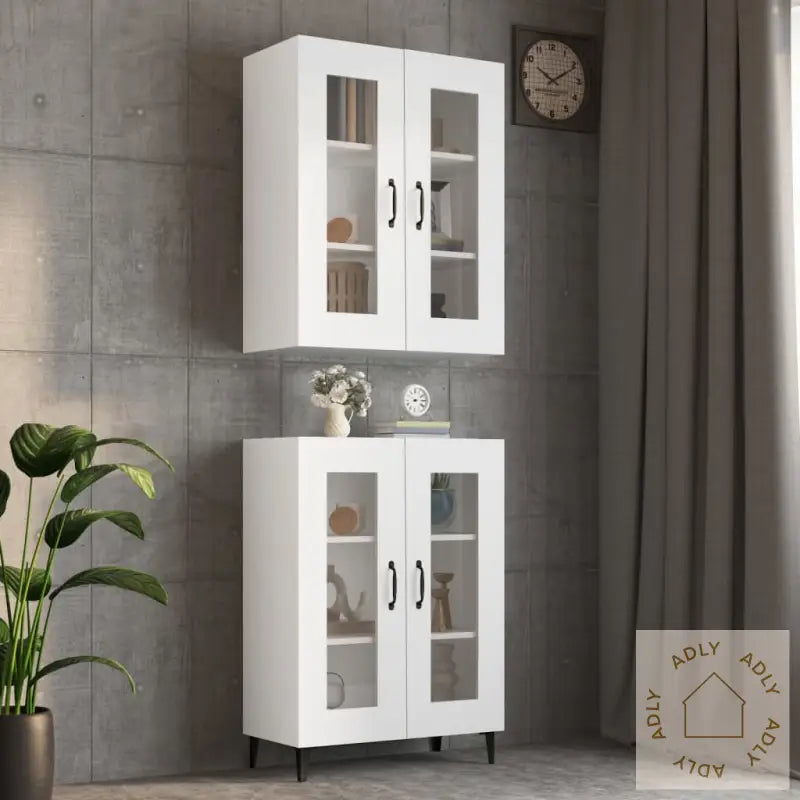 Hengende Veggskap Hvit 69,5X34X90 Cm