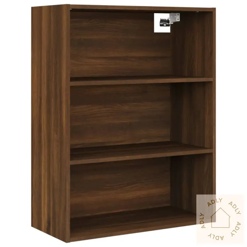 Hengende Veggskap Brun Eik 69,5X32,5X90 Cm