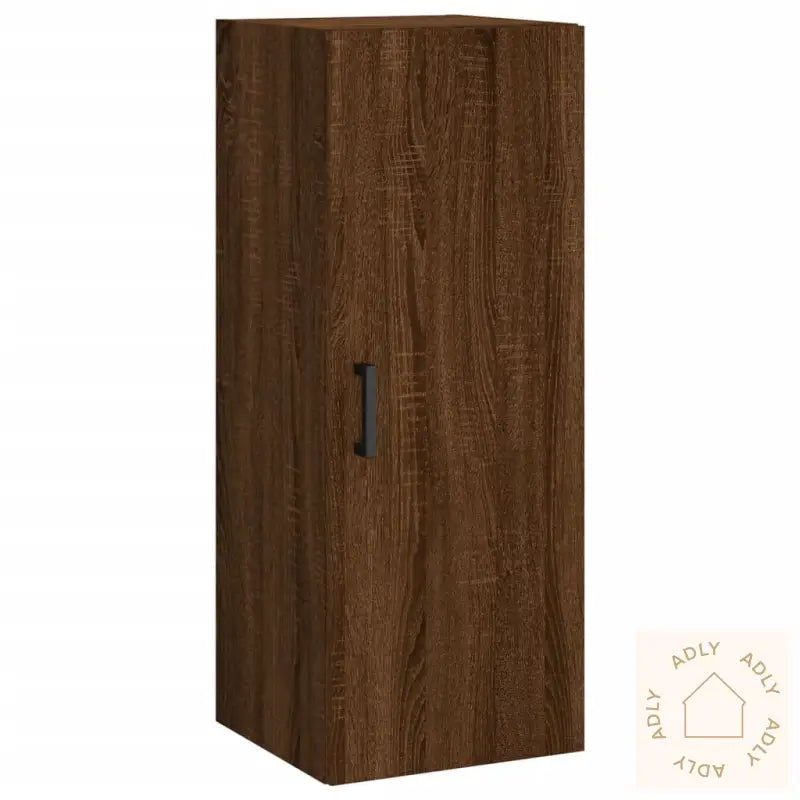 Veggskap Brun Eik 34,5X34X90 Cm