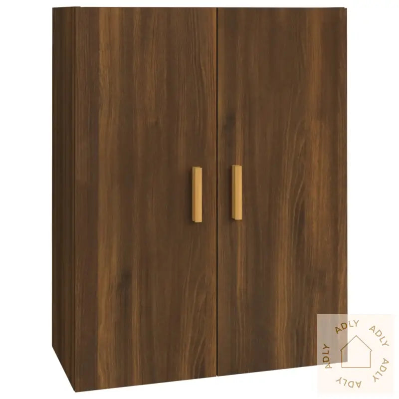 Hengende Veggskap Brun Eik 69,5X34X90 Cm