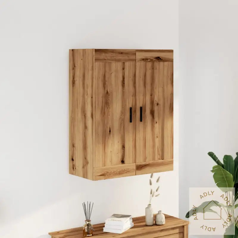 Veggskap Artisan Eik 69,5X34X90 Cm Konstruert Tre