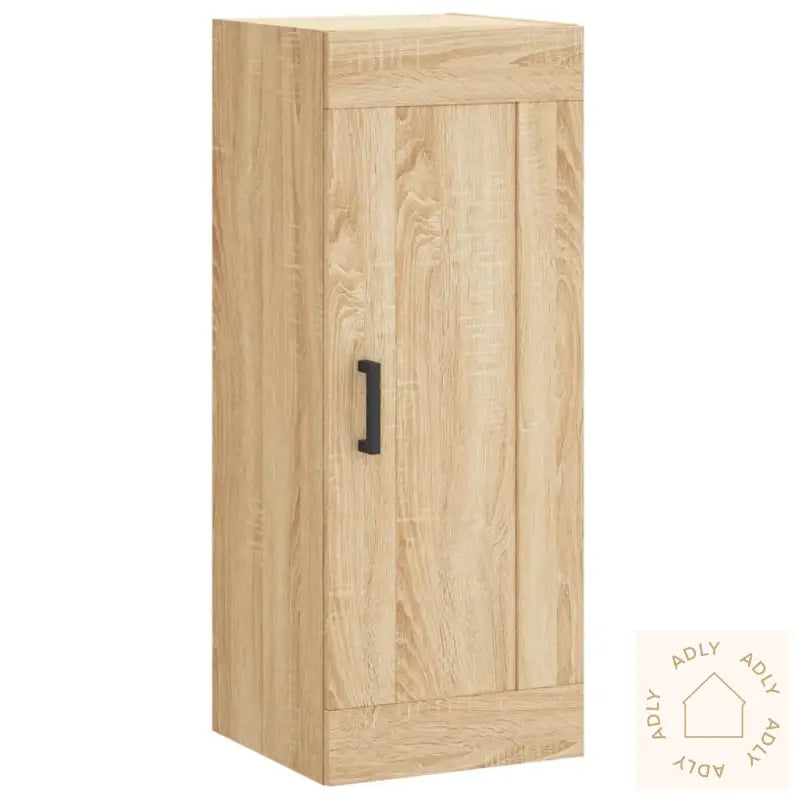 Veggmontert Skap Sonoma Eik 34,5X34X90 Cm Konstruert Tre
