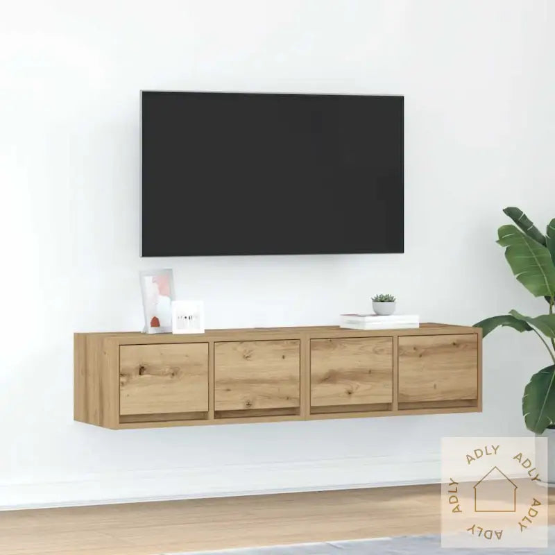 Tv-Benker 2 Stk Artisan Eik 60X31X25,5 Cm Konstruert Tre