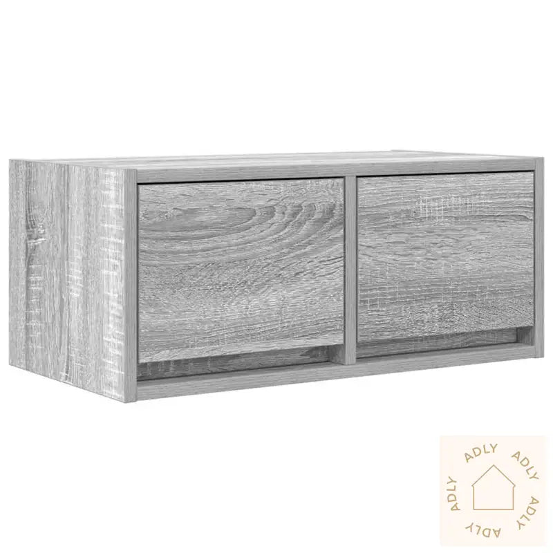 Tv-Benk Grå Sonoma 60X31X25,5 Cm Konstruert Tre