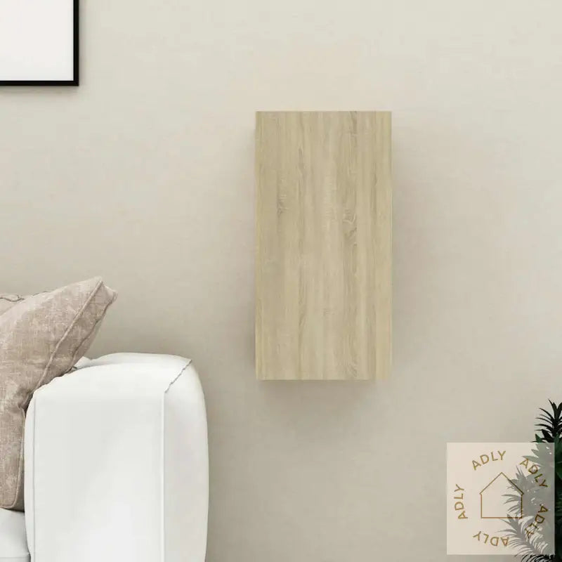 Tv-Benk Sonoma Eik 30,5X30X60 Cm Konstruert Tre