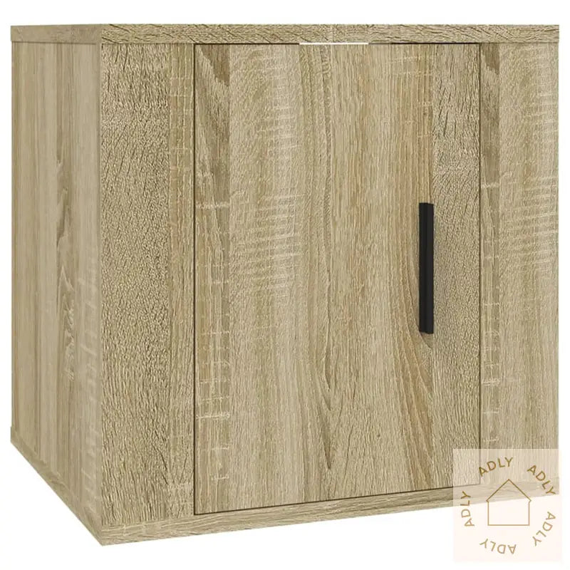 Vegghengt Tv-Benk Sonoma Eik 40X34,5X40 Cm