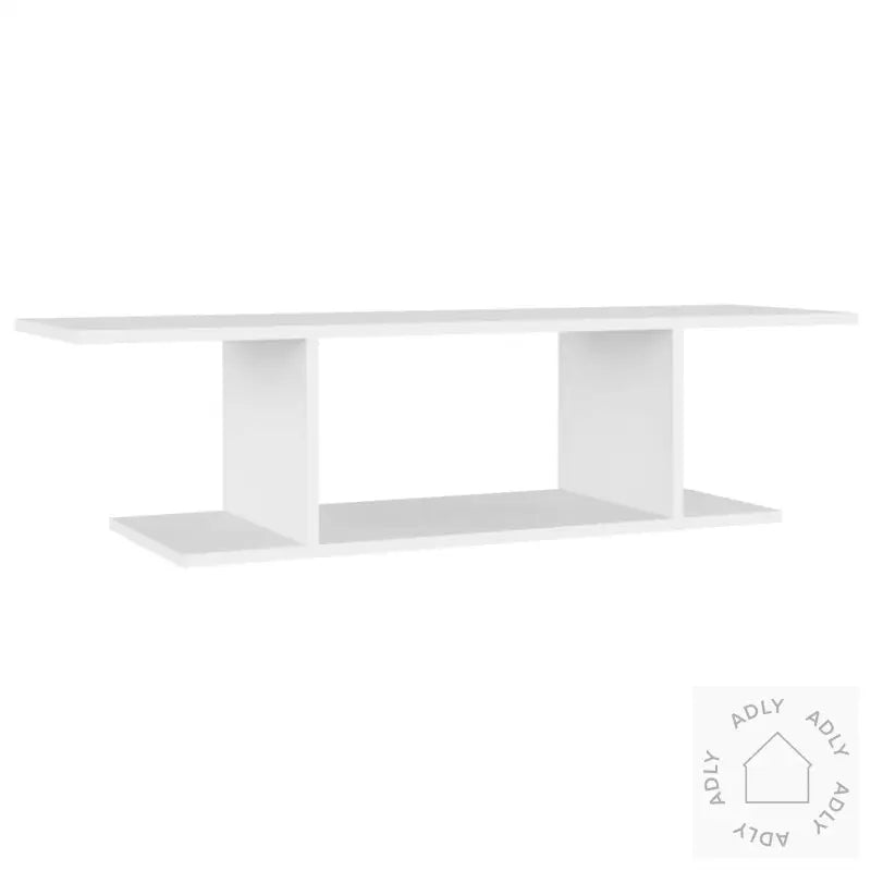 Veggmontert Tv-Benk Hvit 103X30X26,5 Cm