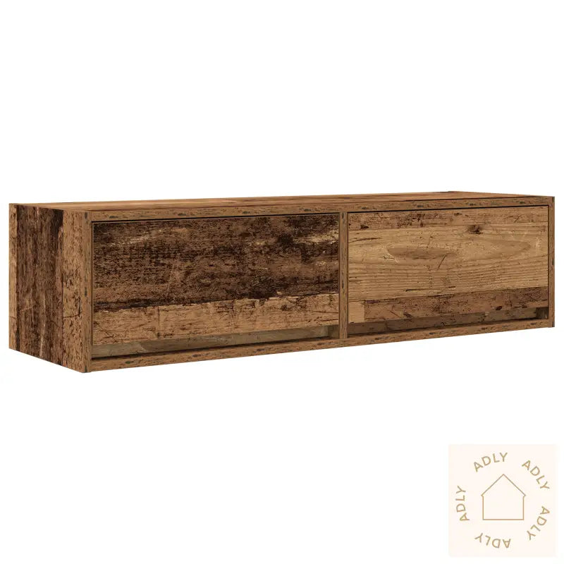 Tv-Skap Gamle Tre 100X31X25,5 Cm Konstruert Tre