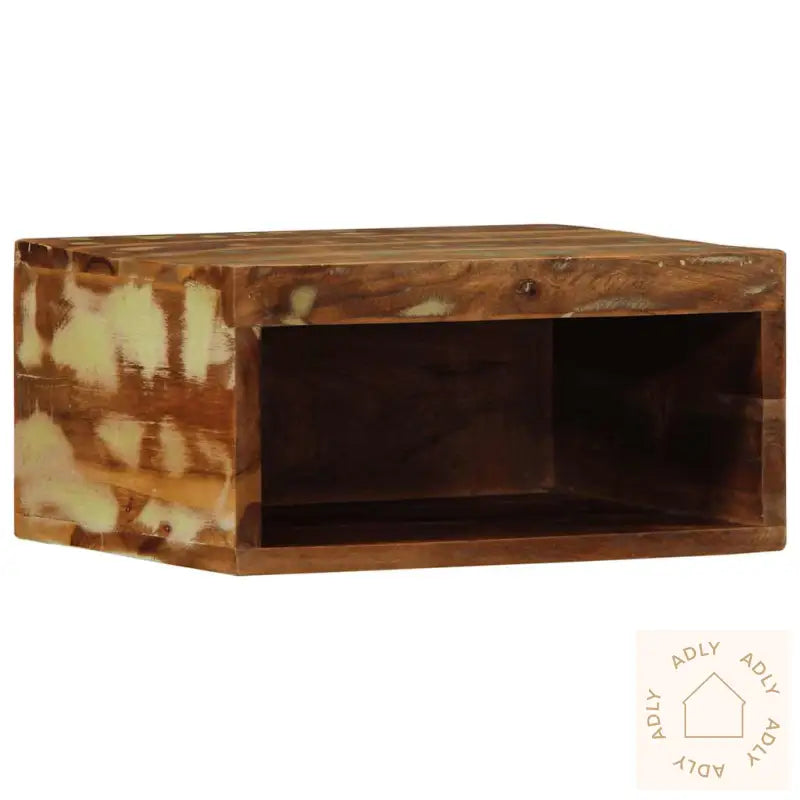 Veggmontert Tv-Benk 40X30X19 Cm Gjenvunnet Heltre