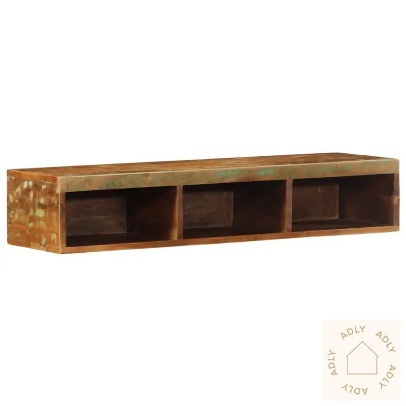 Veggmontert Tv-Benk 100X30X19 Cm Gjenvunnet Heltre