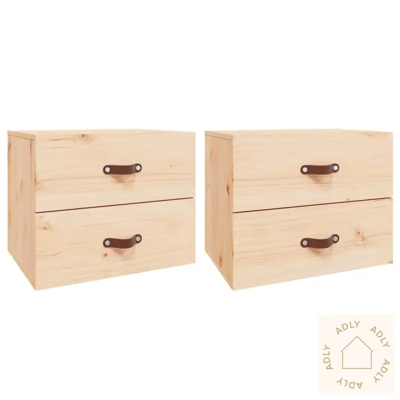 Veggmonterte Nattbord 2 Stk 50X36X40 Cm