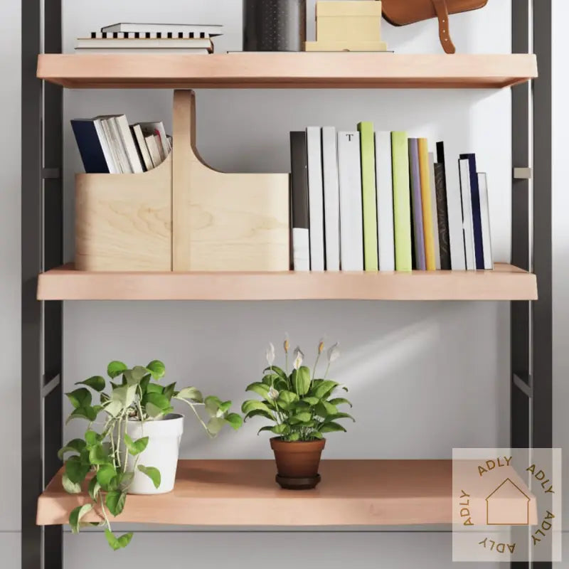 Vegghylle Lysebrun 80X60X(2-6) Cm Behandlet Heltre Eik