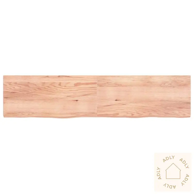 Vegghylle Lysebrun 220X50X(2-6) Cm Behandlet Heltre Eik