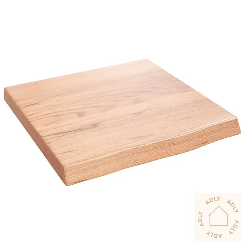 Vegghylle Lysebrun 40X40X(2-4) Cm Behandlet Heltre Eik