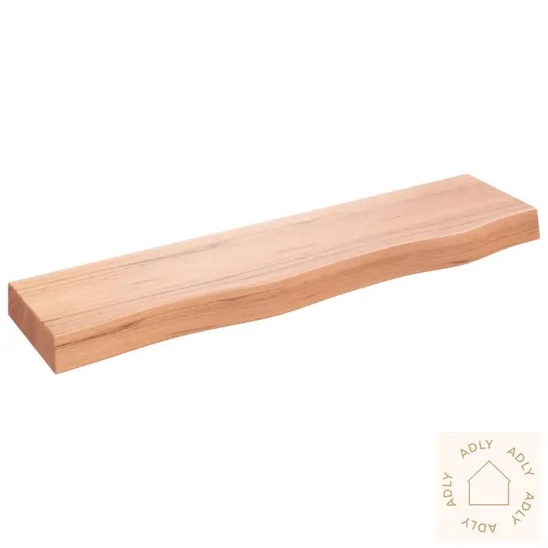 Vegghylle Lysebrun 80X20X6 Cm Behandlet Heltre Eik
