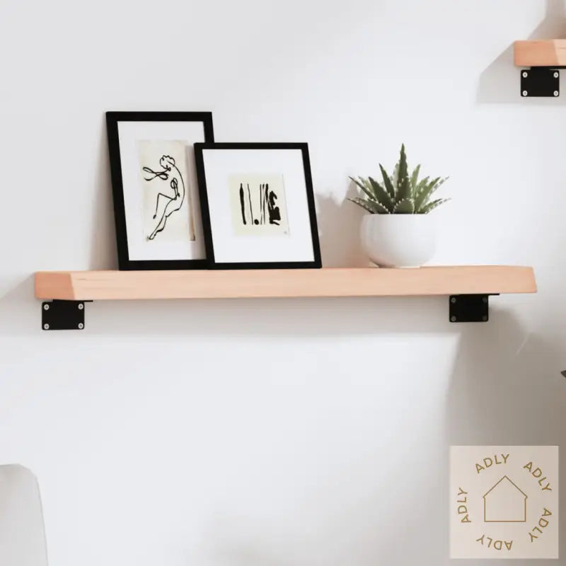 Vegghylle 60X10X4 Cm Ubehandlet Heltre Eik