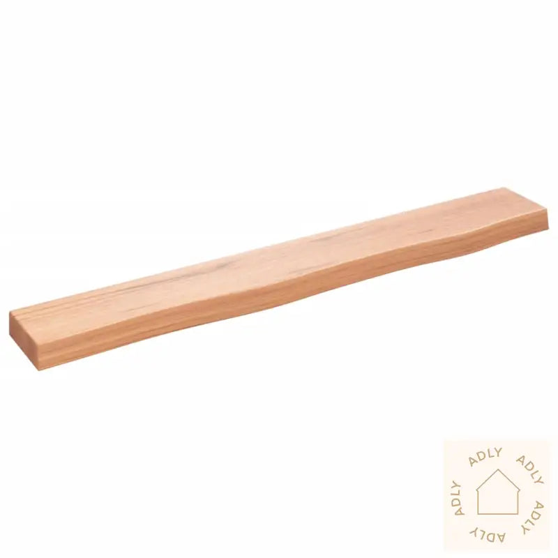 Vegghylle Lysebrun 80X10X4 Cm Behandlet Heltre Eik